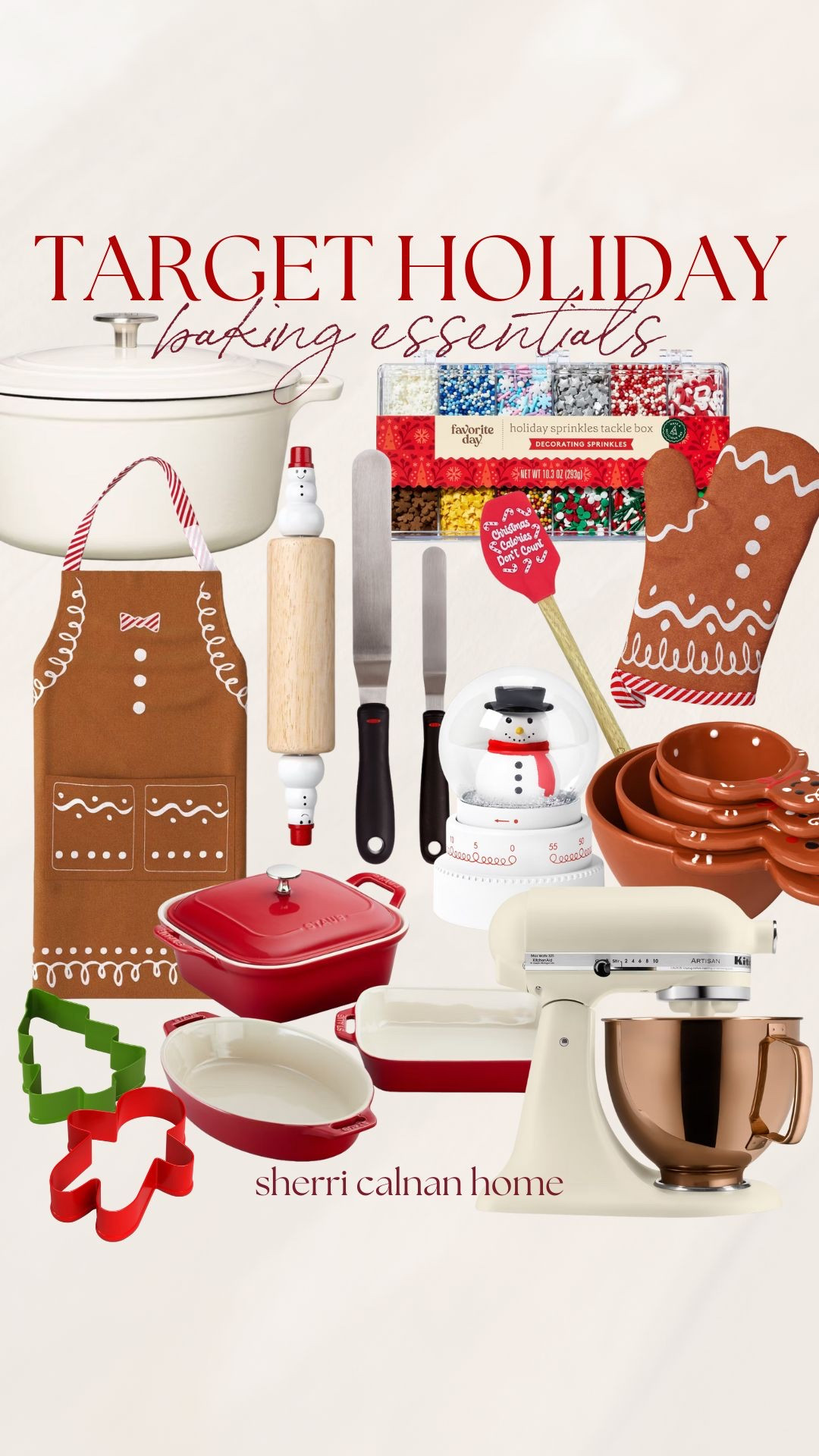 Target Holiday Baking Essentials!
Holiday baking made joyful with Target favorites that are festive, functional, and perfect for memory making in the kitchen. Target holiday finds, holiday baking essentials, Target kitchen decor, festive kitchen ideas, cozy Christmas baking, Target Christmas finds, kitchen gift ideas, holiday hosting essentials, neutral holiday home, baking inspiration sherricalnanhome

#LTKGiftGuide #LTKHome #LTKHoliday