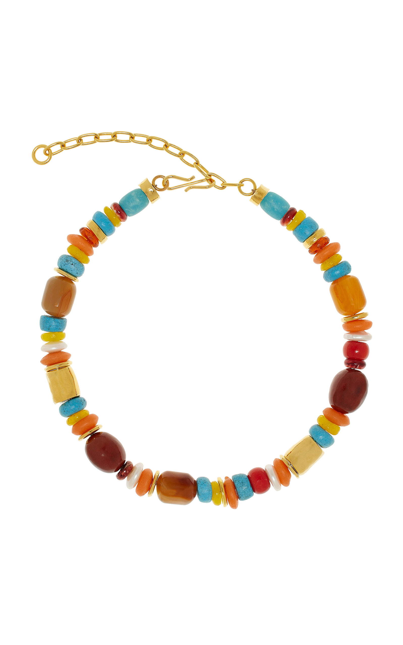 Souvenir Gold-Plated Multi-Stone Necklace | Moda Operandi (Global)