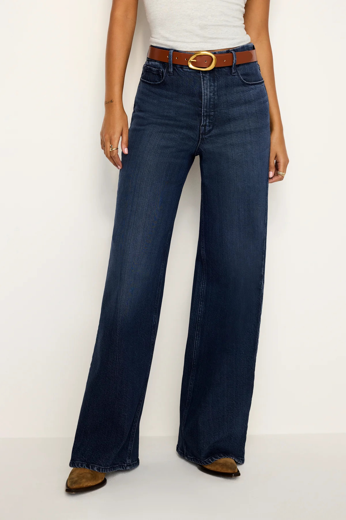 SOFT-TECH GOOD SKATE WIDE JEANS | INDIGO516 - GOOD AMERICAN | Good American