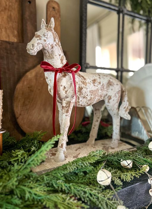 Rustic Tabletop Horse Figure | Antique Farm House