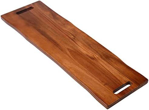 BIRDROCK HOME 36" Acacia Wooden Cheese Serving Board with Handles - Extra Long - Party Charcuteri... | Amazon (US)