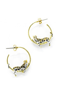 Click for more info about Clouded Leopard Hoops
