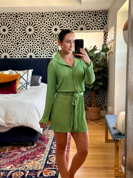 So in love with this green dress!