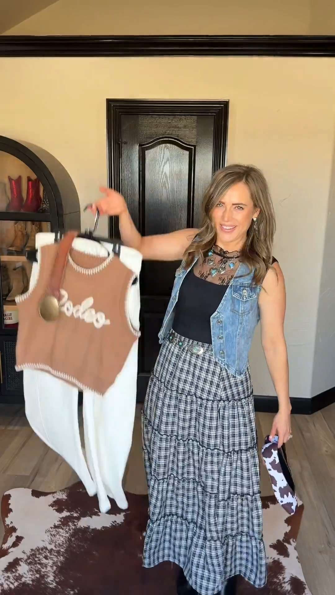 Loving my Amazon fashion finds! These boots and skirt combo are perfect for a casual day out. 🌵👢 

 #LTKootd #LTKSeasonal #LTKSaleAlert