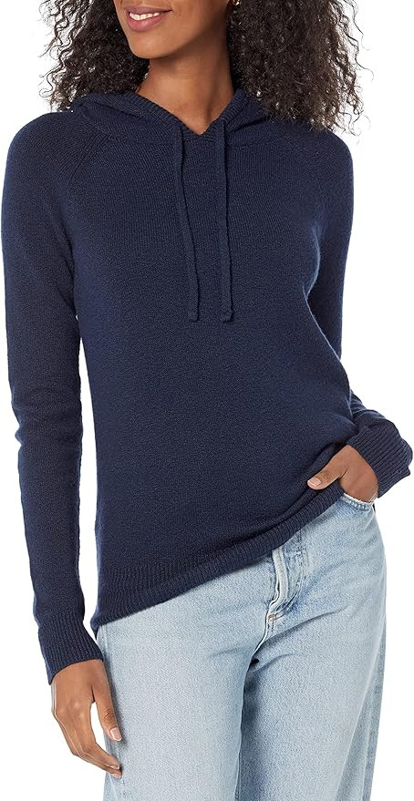Amazon Essentials Women's Soft Touch Hooded Pullover Sweater | Amazon (US)