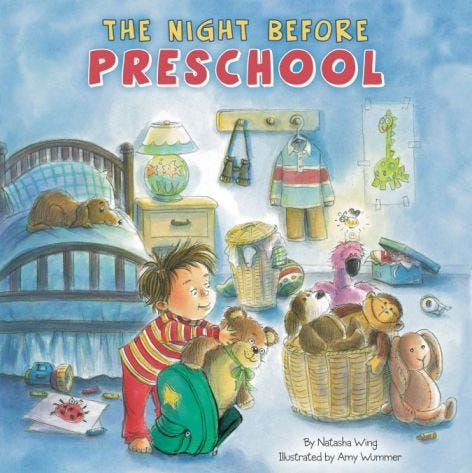 Night Before Preschool Book | Classic Whimsy