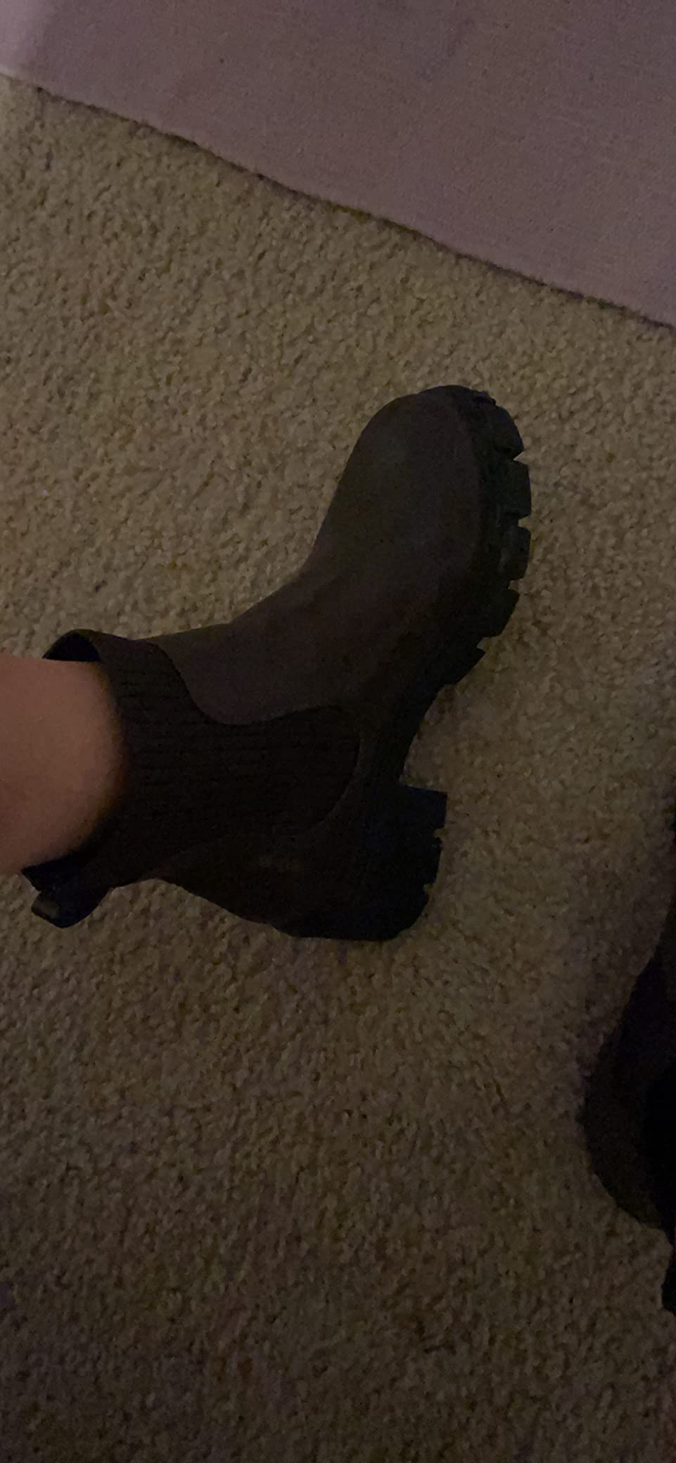 JABASIC Womens Chunky Ankle Boots Slip on Chelsea Boots Elastic Booties | Amazon (US)