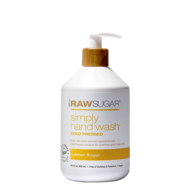 Raw Sugar  Simply Hand Wash Lemon Sugar - 16.9 fl oz | Target