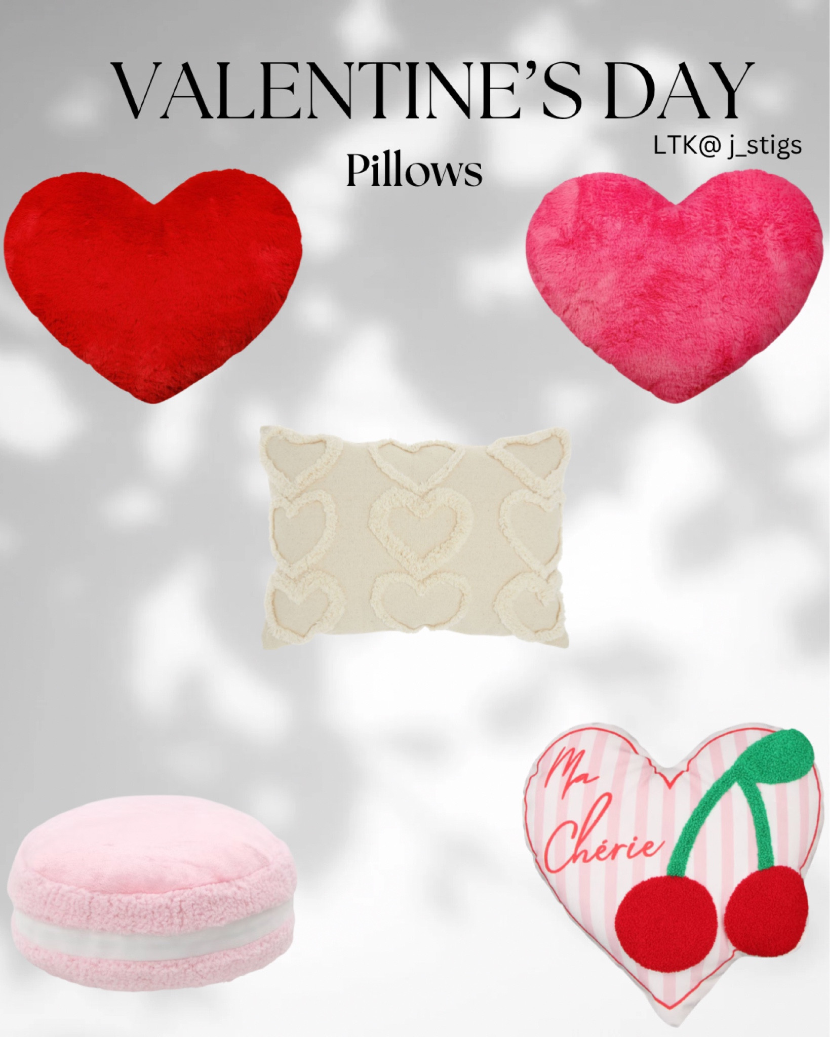 Valentine’s Day pillows. Perfect decor for your living room or bedding. The little Macaron is so cute and only $5! 💕 #bedding #valentinesday

#LTKhome #LTKfindsunder50 #LTKSeasonal