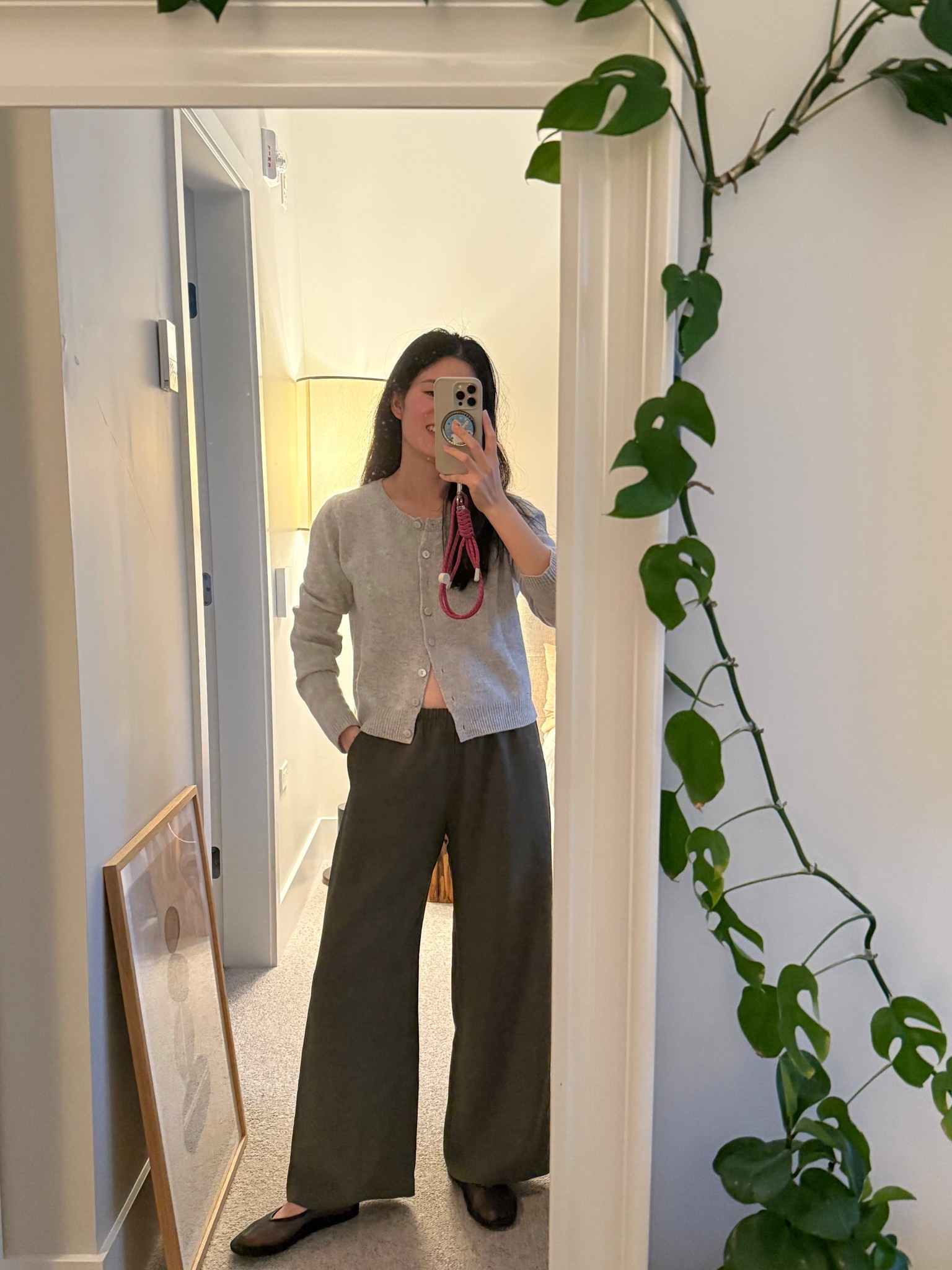 Gap pants: petite xs. Had the pants shortened about an inch
Reformation Clara cardigan. Tts. In a xs

#LTKcanada #LTKpetite #LTKwinter