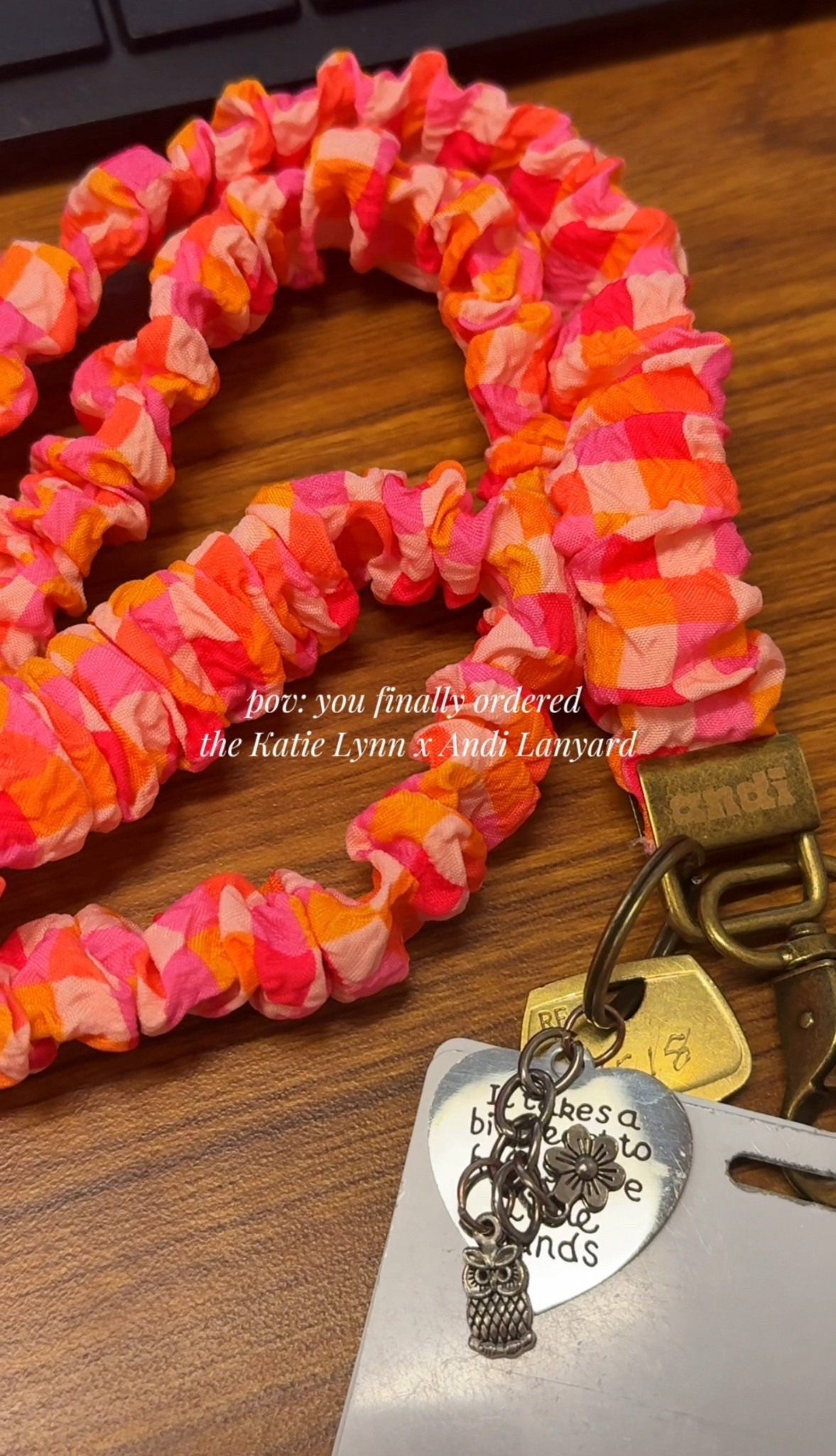 The lanyard of my dreams!!! ✨🩷🧡

#LTKFindsUnder50 #LTKStyleTip #LTKWorkwear