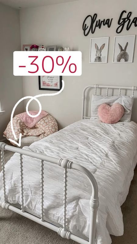 White metal bed from Amazon - 30% off! 🎉 Under $200!

Bed for little girl // twin size bed // bed frame under $200 // timeless furniture // little girls bedroom inspiration // Amazon home find // Classic furniture 

#LTKfamily #LTKhome #LTKkids