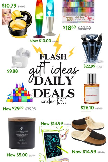 Gifts under $30! A lot of these are on flash sale! Callouts: my favorite candle ever is restocked and 50% off making it $5!!! These make GREAT gifts! My fave perfume is also marked down!!! Grabbing these AirPod dupes for $10 for the kids! 

#LTKCyberWeek #LTKsalealert #LTKGiftGuide