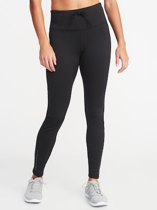 High-Rise Built-In Warm Plush-Knit Leggings for Women | Old Navy US