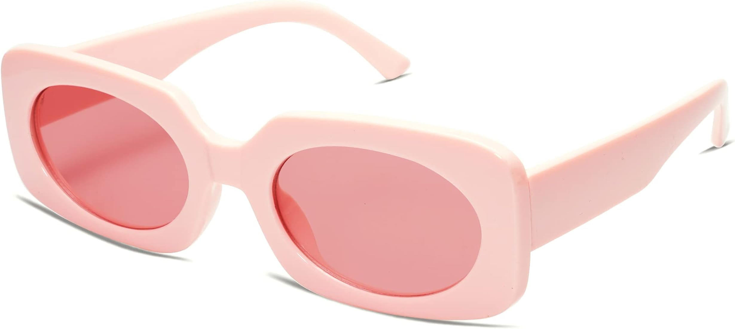 VANLINKER Rectangle Sunglasses for Women Retro Trendy Fashion Glasses Oval Lenses Narrow Thin Squ... | Amazon (US)
