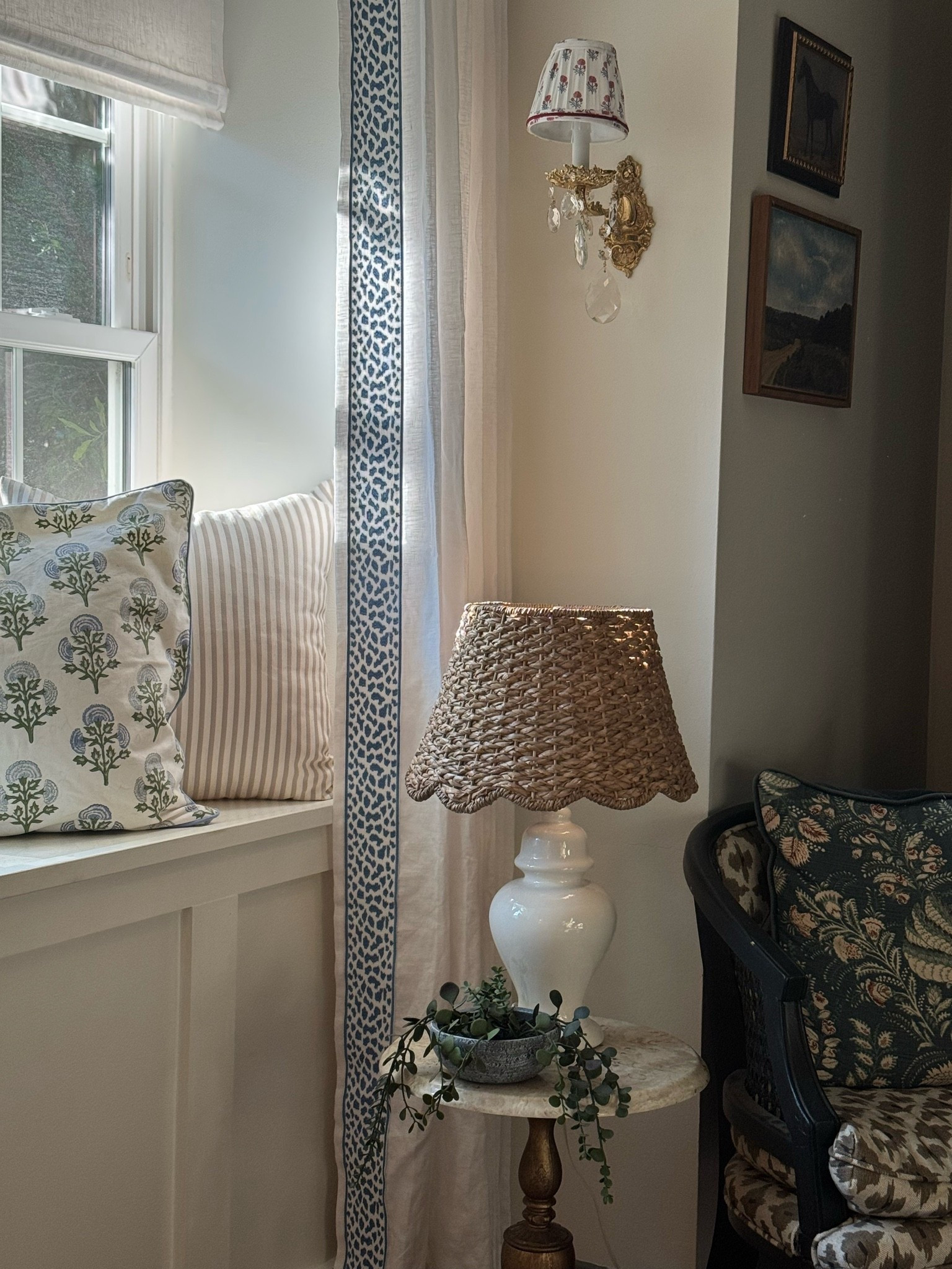 Cozy little corner… custom Belgium flax linen curtains with cheetah border, scallop rattan lampshade, pillow covers, block print pillow cover, linen stripe pillow cover, custom pillows, pleated chandelier lampshade

#LTKHome #LTKSaleAlert #LTKSeasonal