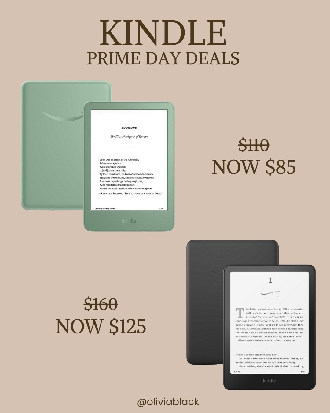 Kindle Prime Day Deals! 

reading | kindle | amazon | prime day | deals | sales 

#LTKTravel #LTKHome #LTKSaleAlert