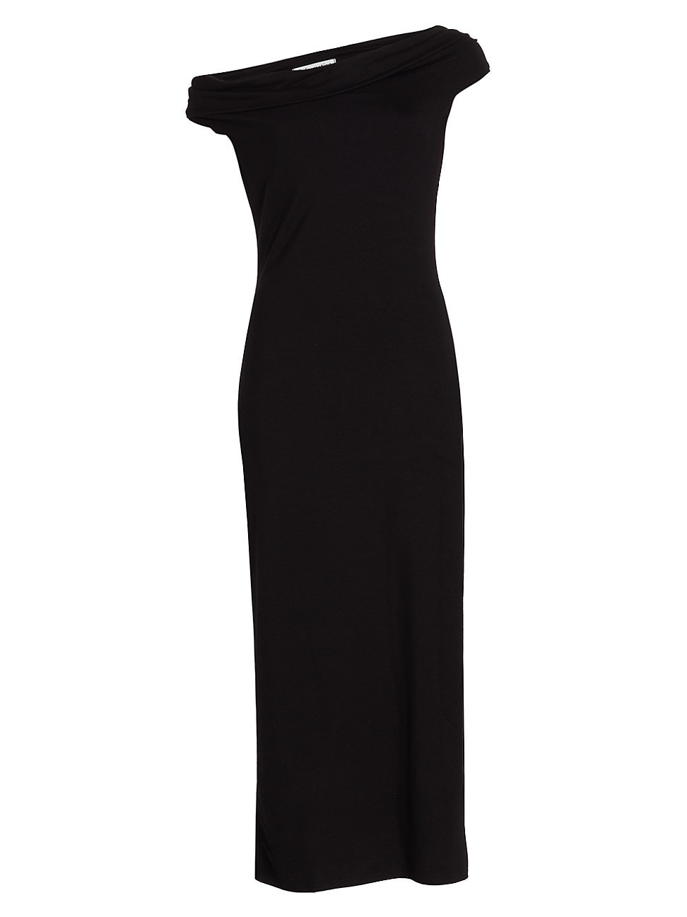 Women's Jaman Draped One-Shoulder Midi-Dress - Black - Size XS | Saks Fifth Avenue