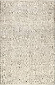NuLOOM Elfriede Farmhouse Jute Blend Area Rug, 7' 6" x 9' 6", Natural | Amazon (US)