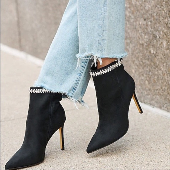 Express Ankle Bootie with Rhinestones | Poshmark