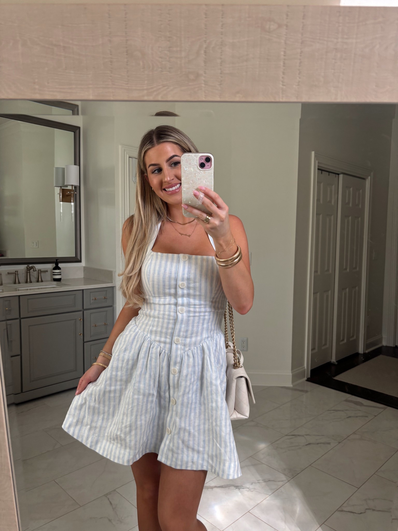 The Players golf tournament outfit! ⛳️Wearing an 8 in this and I am a size medium (6-8) and 5’8”! 

#LTKStyleTip #LTKTravel