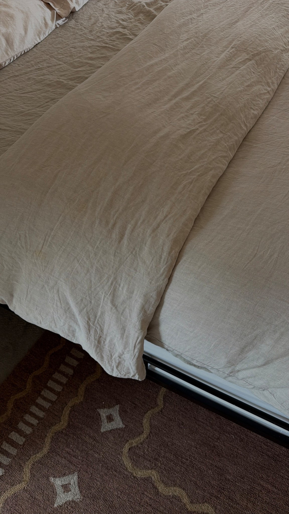 The perfect linen sheet color! My exact ones are out of stock - linked an identical option in the same melange color! 

#LTKHome #LTKmorningroutine