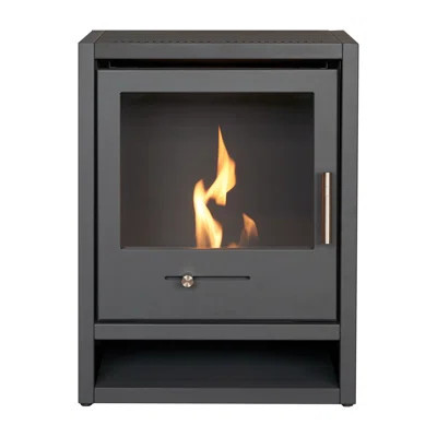 OKO S1 Bio Ethanol Stove in Charcoal Grey | Wayfair North America