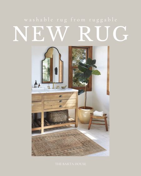 Washable rug from ruggable! Love this pattern 🤍

#LTKhome #LTKsalealert