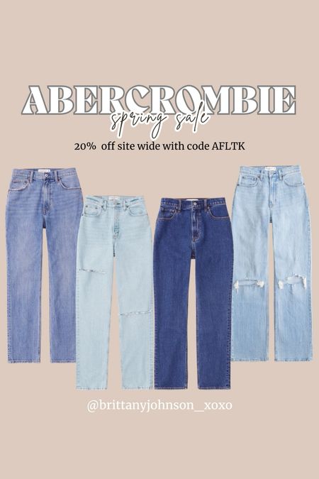 Top rated Abercrombie jeans 20% off with exclusive code: AFLTK ✨

Abercrombie sale, Abercrombie jeans, spring denim, Abercrombie denim, Abercrombie curve love jeans, curve love denim, curvy jeans, curve love jean, 90s straight jeans, straight jean, loose jeans, relaxed jeans, high rise jeans, ankle jeans, light wash jeans, ripped jeans, spring styles, spring outfit, spring outfits, sale alert, LTK sale

#LTKsalealert #LTKfindsunder100 #LTKSpringSale