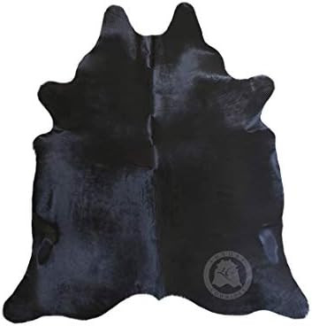 Black Cowhide Rug Approx. Size 6ft x 8ft 180cm x 240cm | Amazon (US)