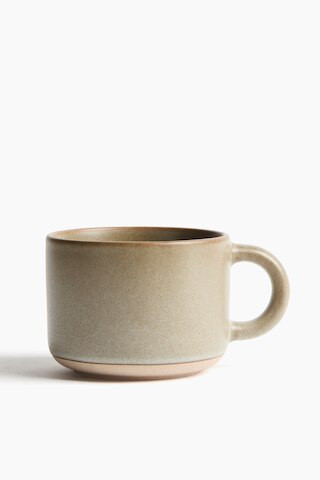 H & M - Reactive-glaze stoneware mug - Grey | H&M (UK, MY, IN, SG, PH, TW, HK)