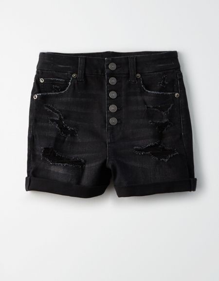 AE Ne(x)t Level Curvy Super High-Waisted Short Short | American Eagle Outfitters (US & CA)