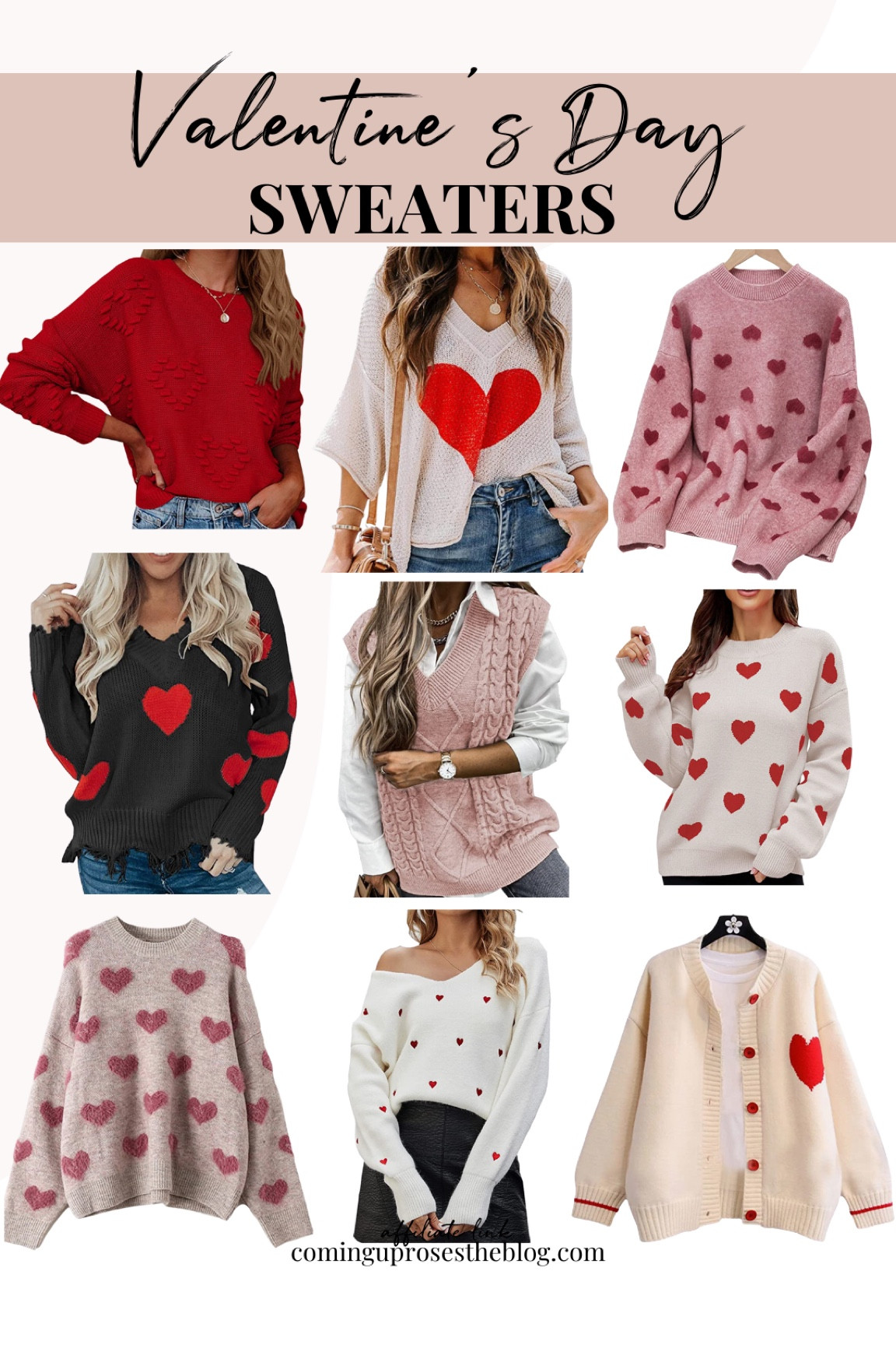 Sweaters from amazon for Valentine’s Day! Cute heart sweaters for the holiday (or everyday 😉)

#LTKstyletip #LTKSeasonal #LTKunder100