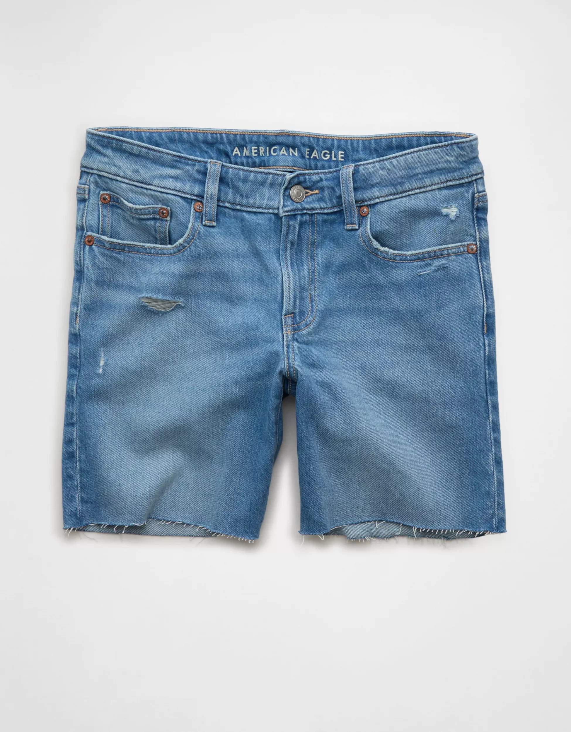 AE Stretch Low-Rise Skinny Bermuda Short | American Eagle Outfitters (US & CA)