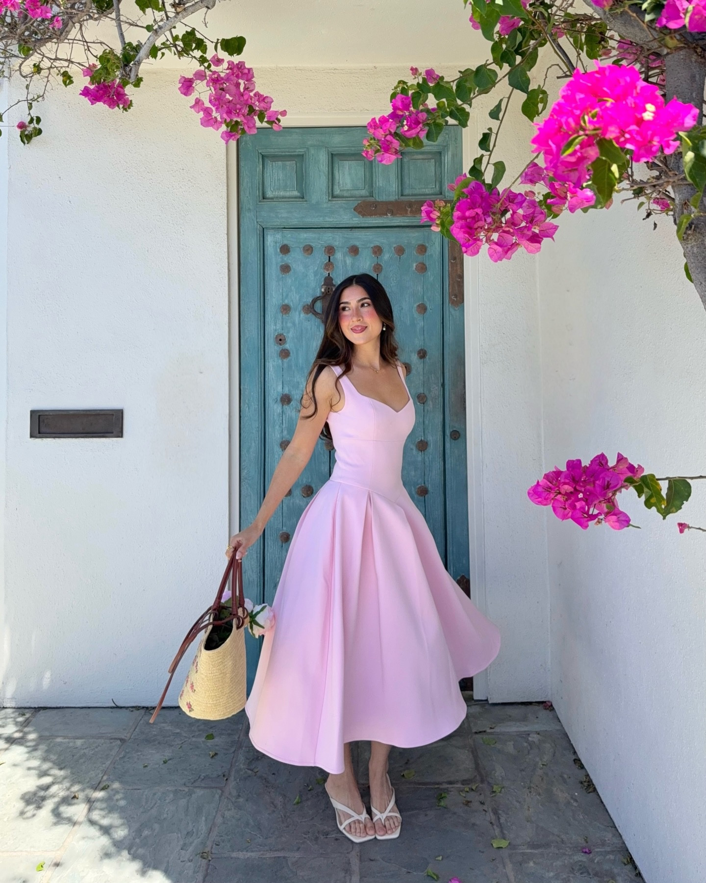If raspberry cream sorbet was a dress.. this would be her 🍓🍨

.

.

spring outfits, spring summer wedding guest dress, feminine spring summer dress,