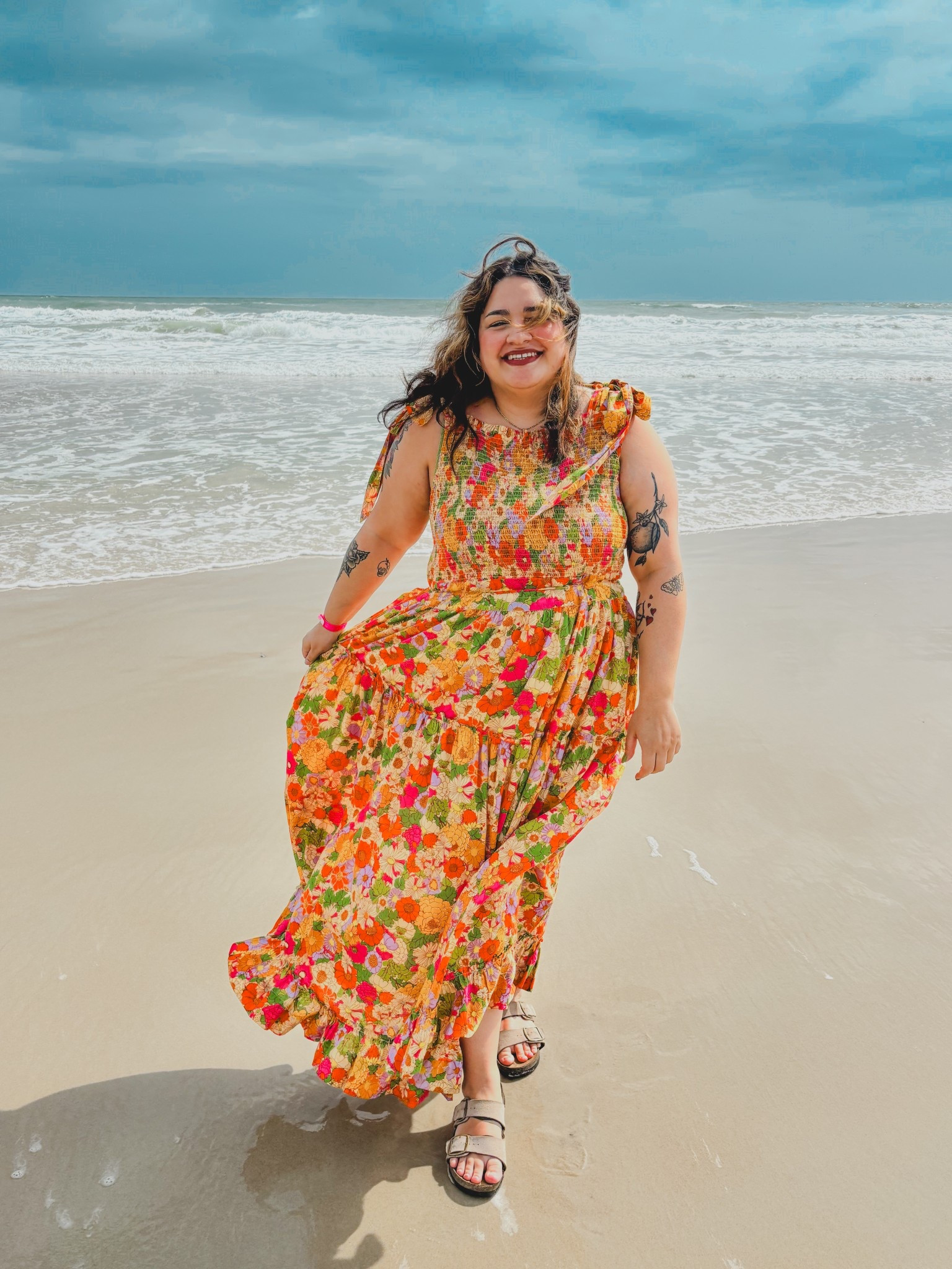 The prettiest spring & summer dress! Would make a great vacation  dress 💖 I am wearing an xl

#LTKTravel #LTKMidsize #LTKStyleTip