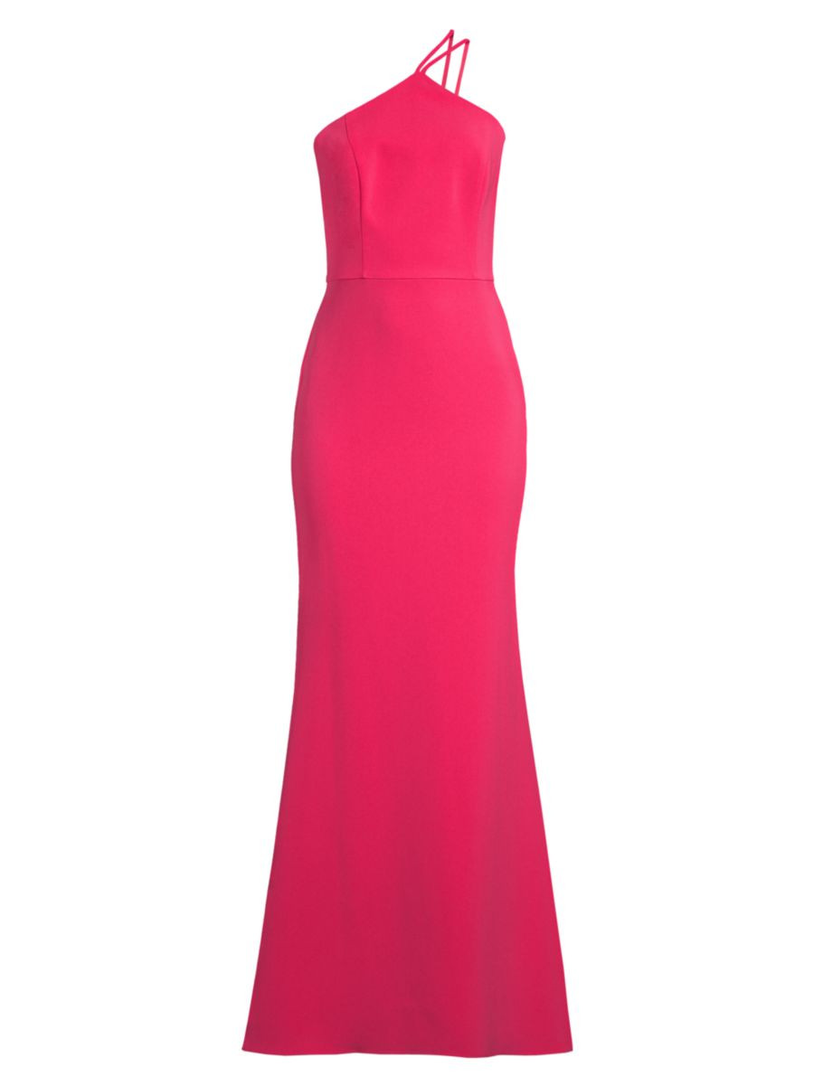 Twill Halter Mermaid Gown | Saks Fifth Avenue