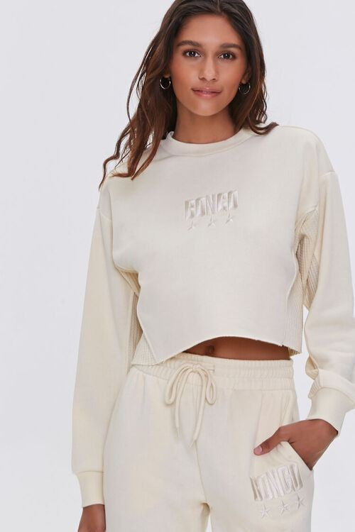 Bongo Embroidered Fleece Joggers | Forever 21 (US)