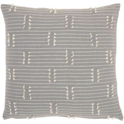 18"x18" Broken Stripes Square Throw Pillow - Kathy Ireland Home | Target