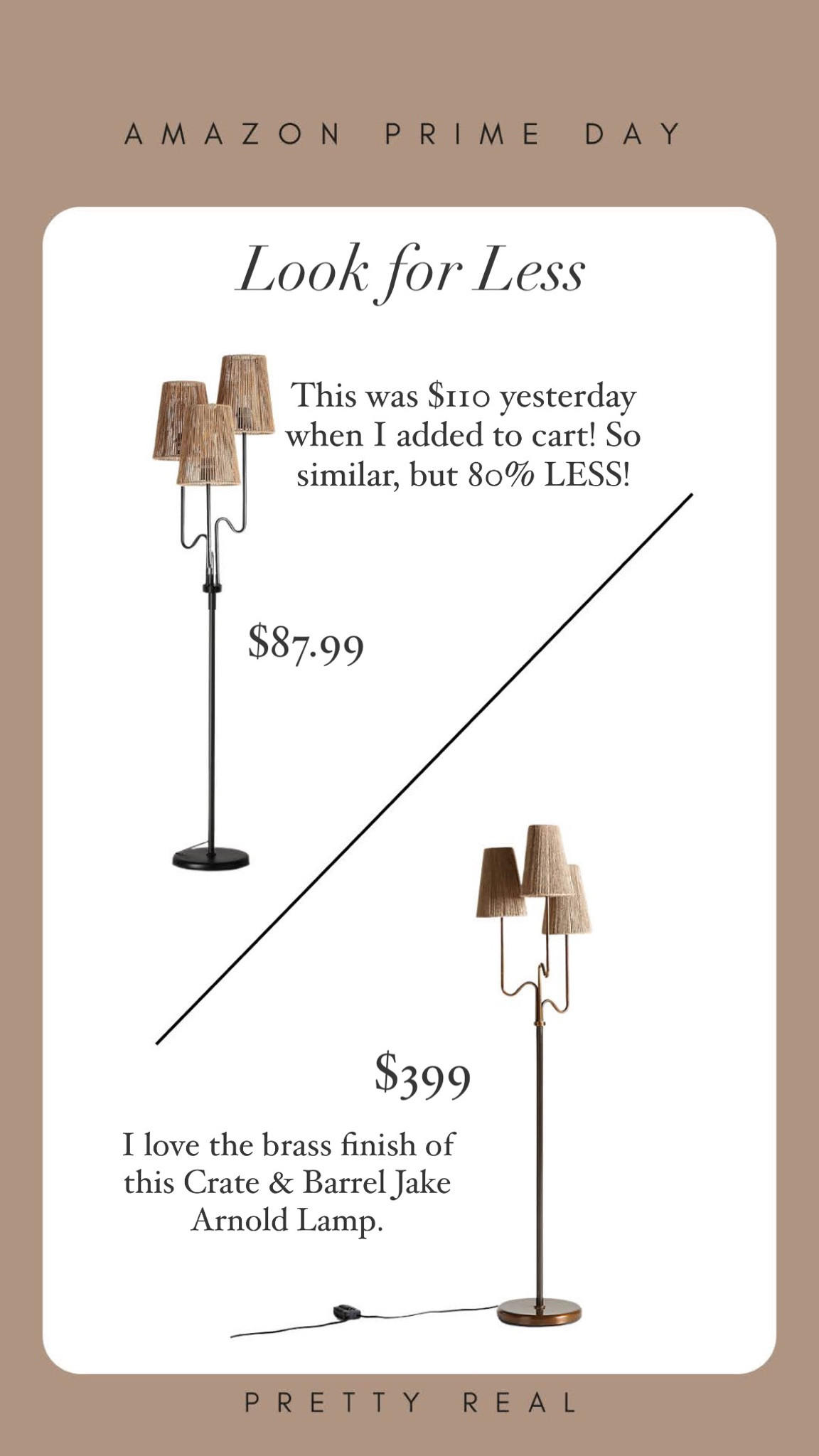 Crate and barrel look for less! Rattan lamp, rope lamp, 3 arm lamp 

#LTKHome #LTKSaleAlert #LTKFindsUnder100