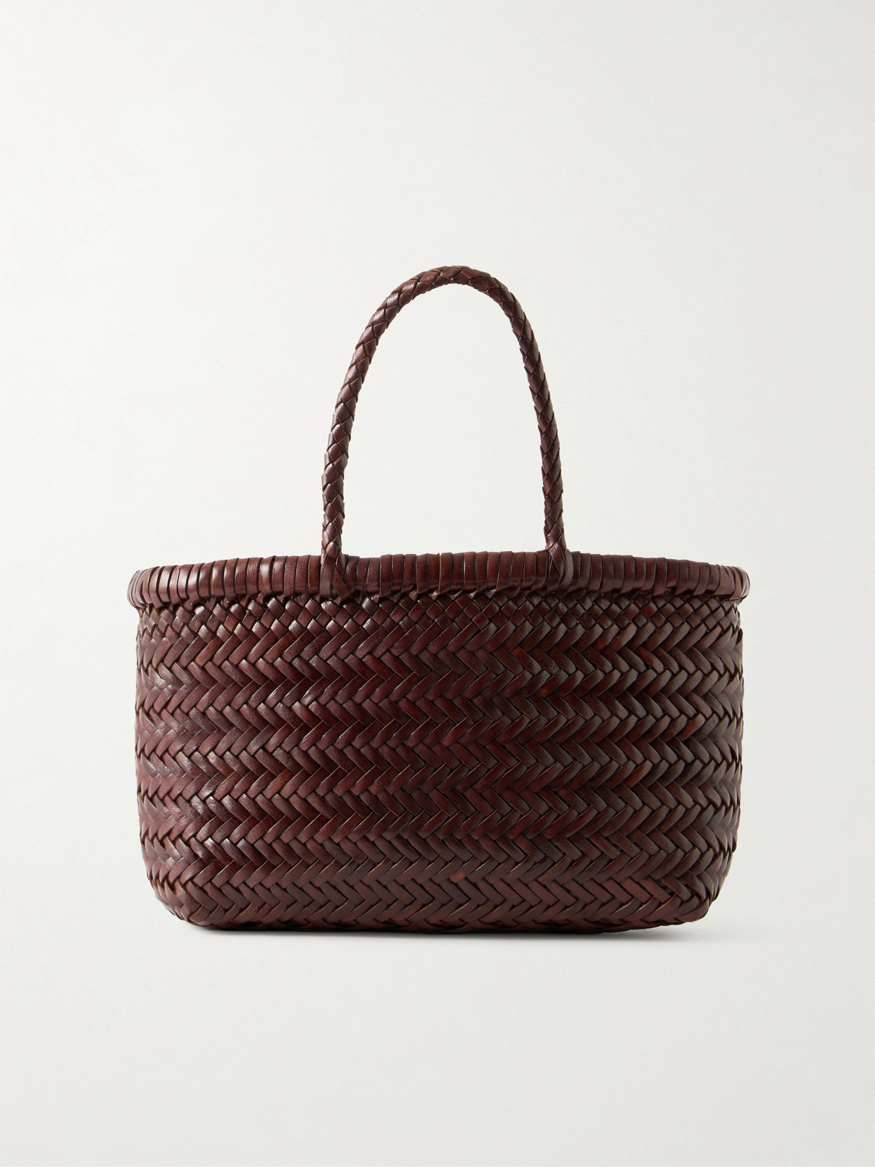 Dragon Diffusion - Gora Mini Woven Leather Tote - Burgundy | NET-A-PORTER (UK & EU)