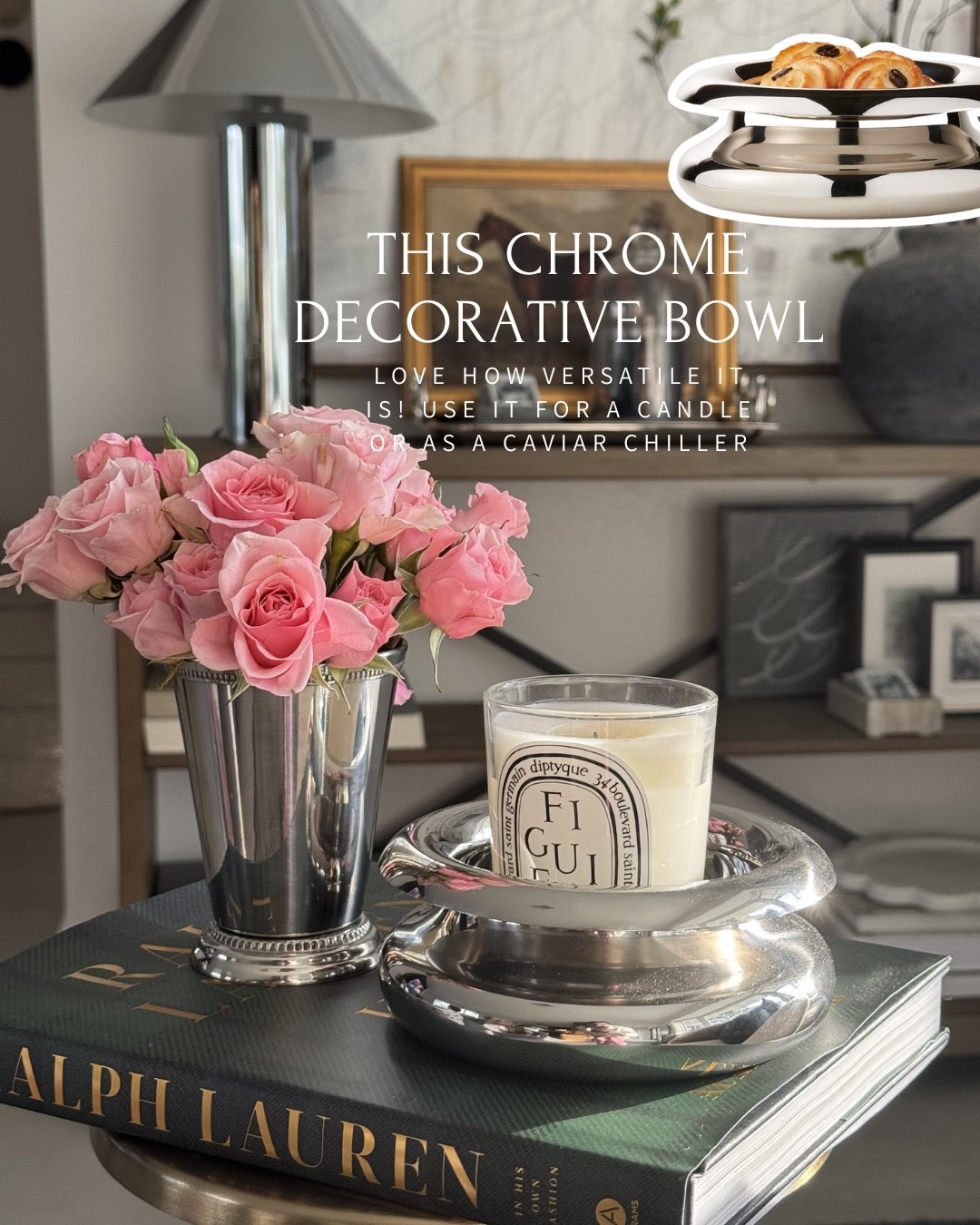 The most versatile accent bowl - use it with a candle or to chill caviar 🤎✨

#LTKHome #LTKSaleAlert