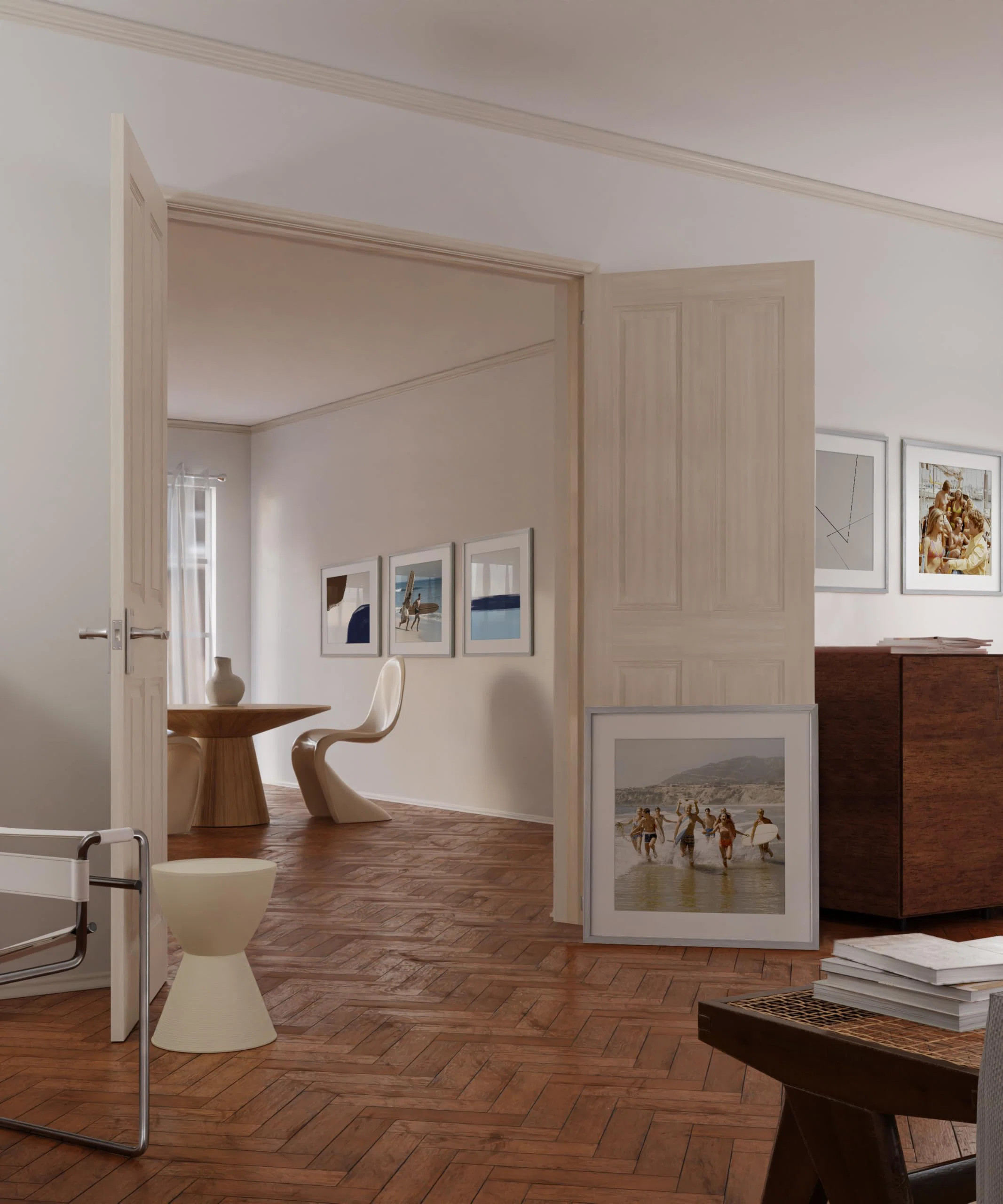 Matted Square Metal Picture Frames (Set of 6) (Set of 6) | Wayfair North America