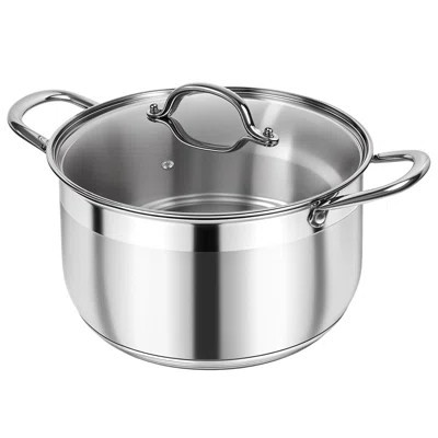 Stainless Steel Stock Pot - Heavy Duty Stock Cooking Pot | Wayfair North America