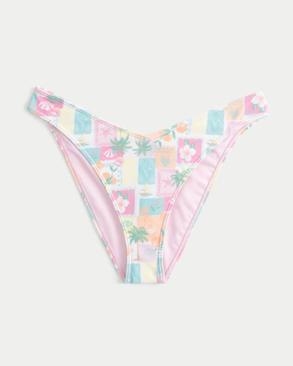 High-Leg Cheeky Bikini Bottom | Hollister (US)