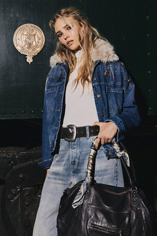 Opal Swing Faux Fur Collar Jacket | Free People (Global - UK&FR Excluded)