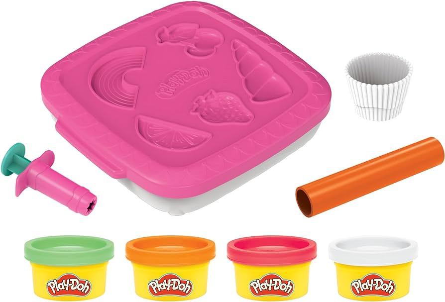 Play-Doh Create ‘n Go Cupcakes Playset, Set with Storage Container, Arts and Crafts Activities,... | Amazon (US)