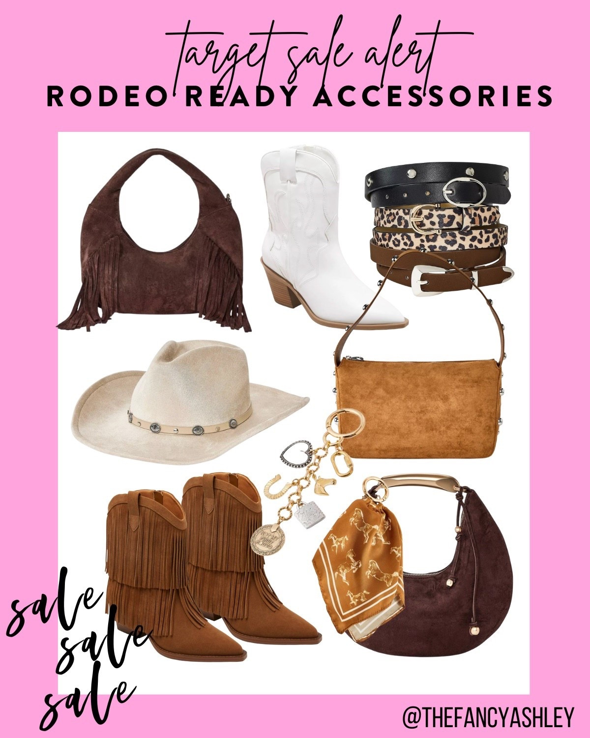 Target sale alert - rodeo ready finds! Target's 3 day sale is on now with accessories 20% off. Love these cute western pieces that are perfect for your next rodeo or country concert!

#LTKFindsUnder50 #LTKSeasonal #LTKStyleTip