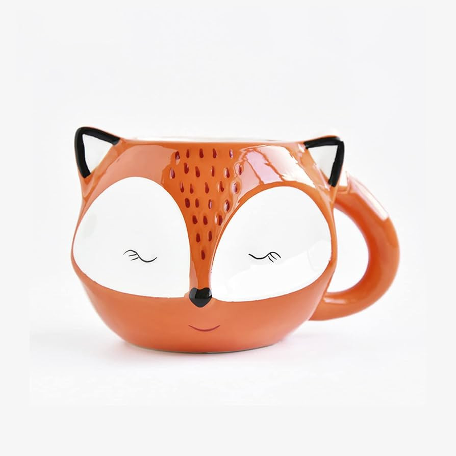 Hosoncovy 550ML Mug 3D Animal Shaped Ceramic Mug with Handle Coffee Mug Tea Cup Drink Mug Milk Mu... | Amazon (UK)