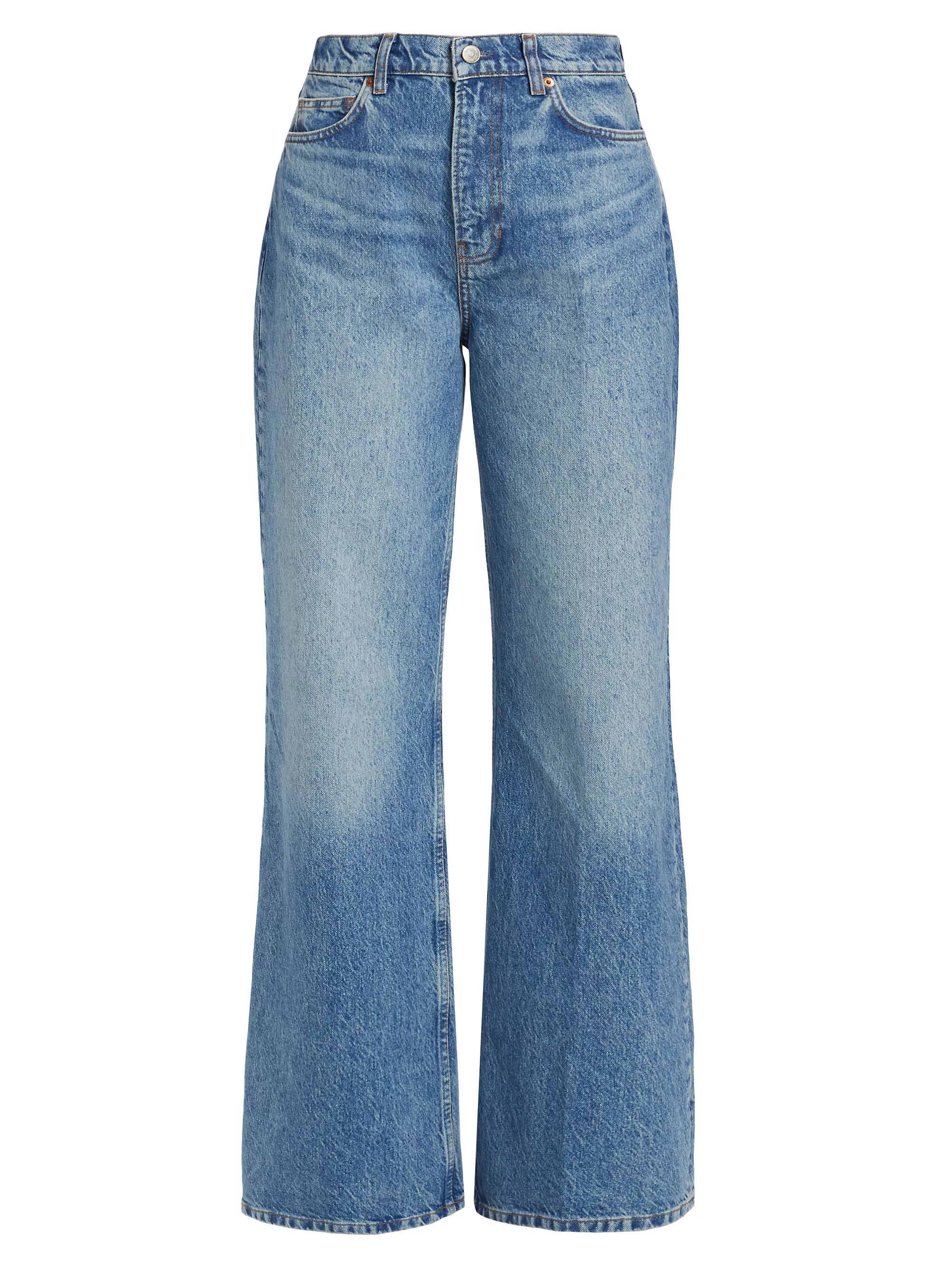 Cary High-Rise Wide-Leg Jeans | Saks Fifth Avenue